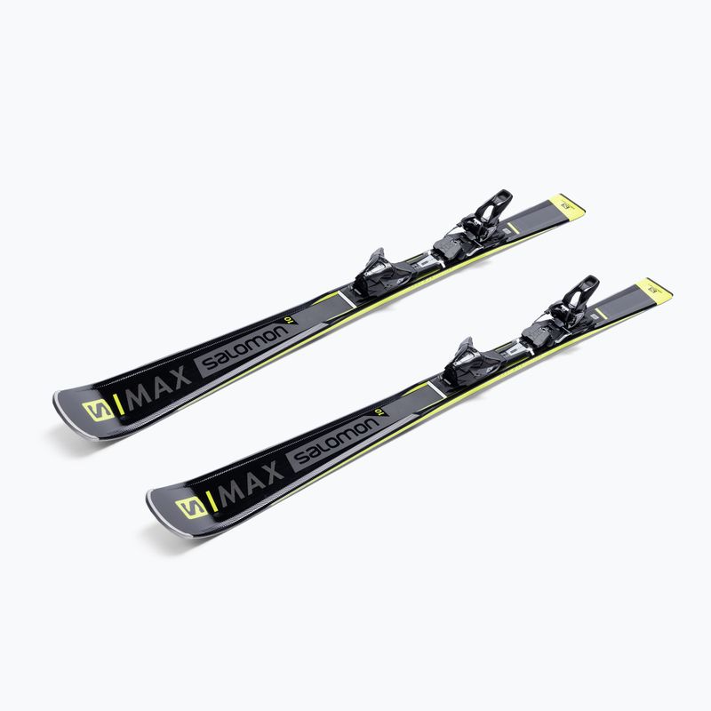 Лижі гірські Salomon S/MAX 10 + E Z12 GW чорні L40523500160 4