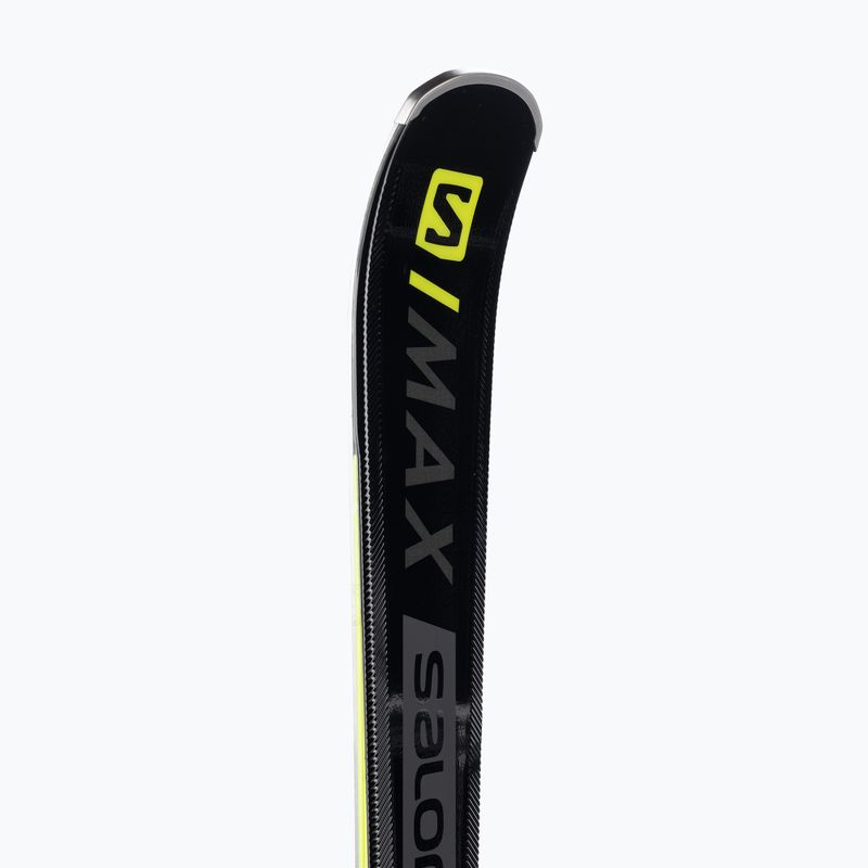 Лижі гірські Salomon S/MAX 10 + E Z12 GW чорні L40523500160 8