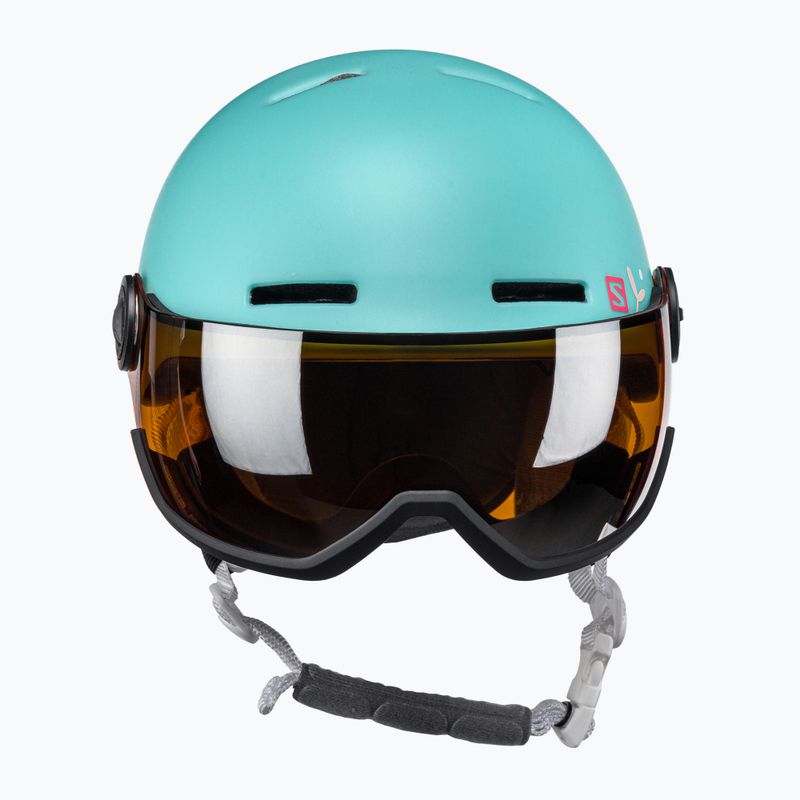 Шолом лижний дитячий Salomon Grom Visor S2 блакитний L40837000 2