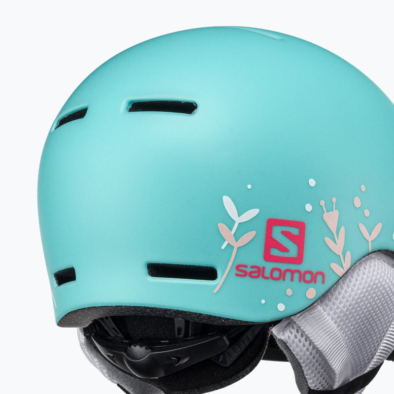 Шолом лижний дитячий Salomon Grom Visor S2 блакитний L40837000 7