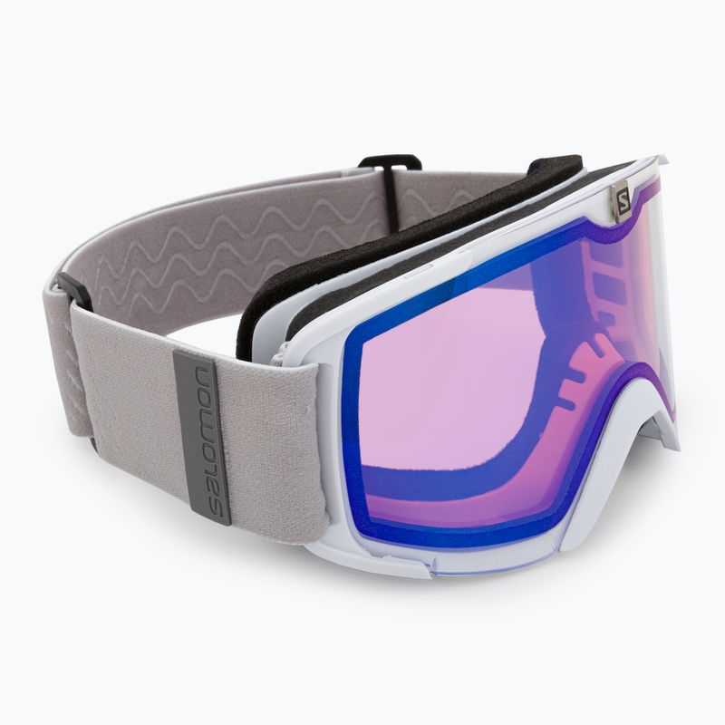Маска лижна Salomon Xview Photo white/aw blue L40844200