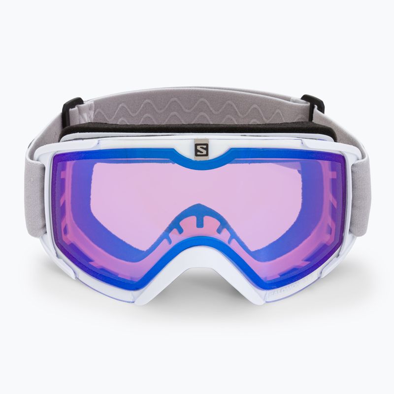 Маска лижна Salomon Xview Photo white/aw blue L40844200 2