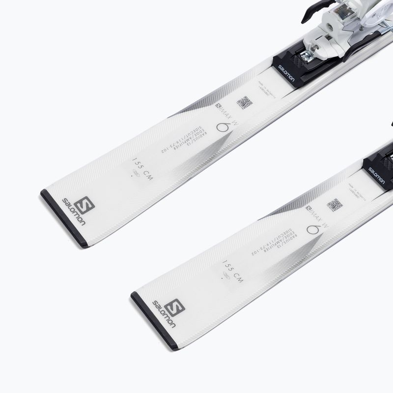 Лижі гірські жіночі  Salomon S/MAX W 6 + E L10 GW білі L40854800150 9