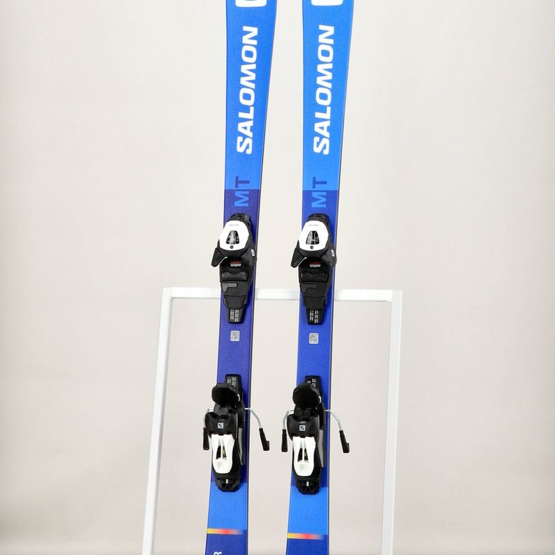 Дитячі гірські лижі Salomon S/Race MT Jr + L6 race сині/білі 13