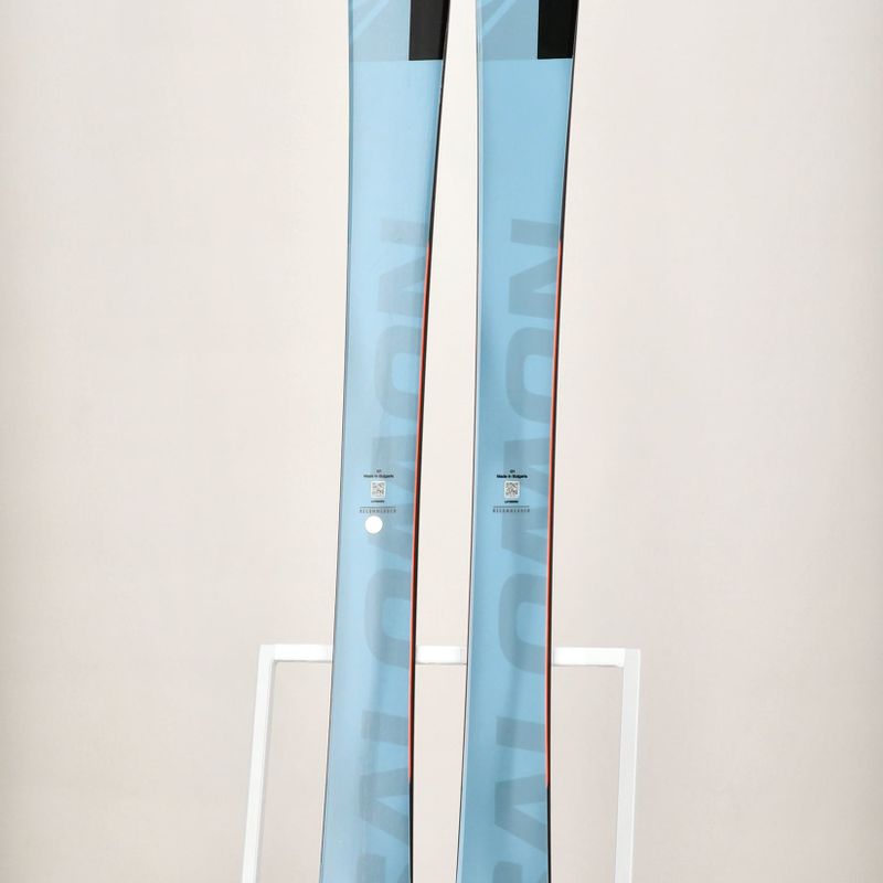 Гірські лижі Salomon QST 98 + Skins reef waters/flame orange/royal purple 11