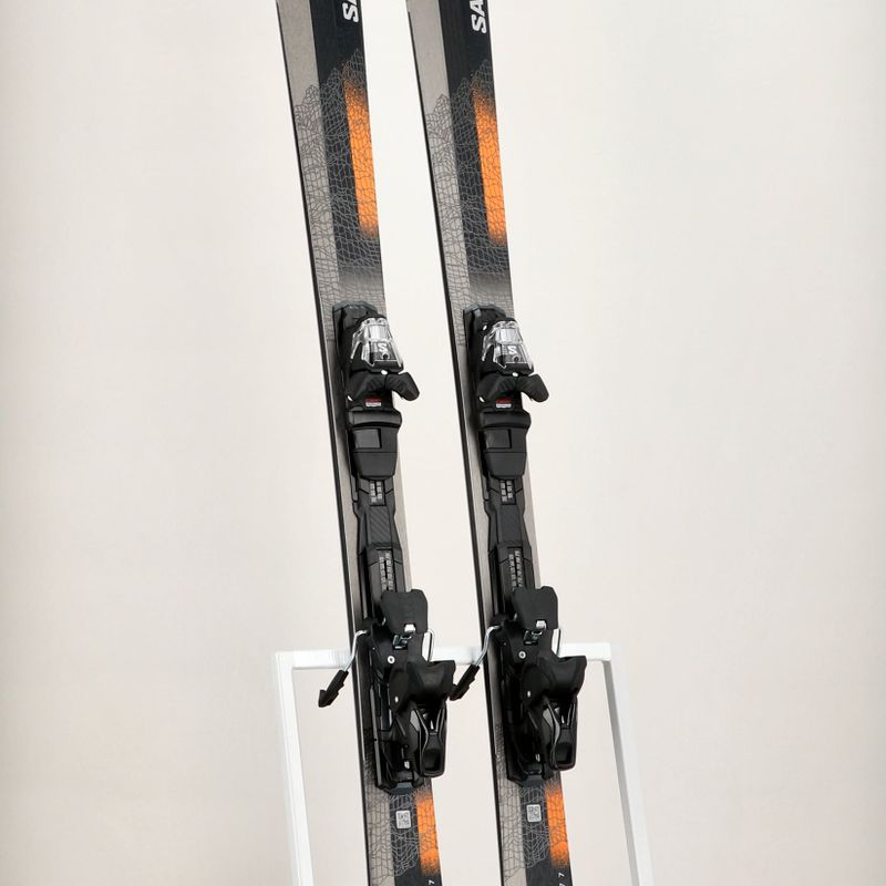 Гірські лижі Salomon Stance 84 + M12 GW чорний/неоново-помаранчевий/голуб 13