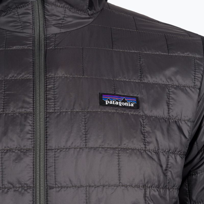 Куртка утеплена чоловіча Patagonia Nano Puff Hoody forge grey 6