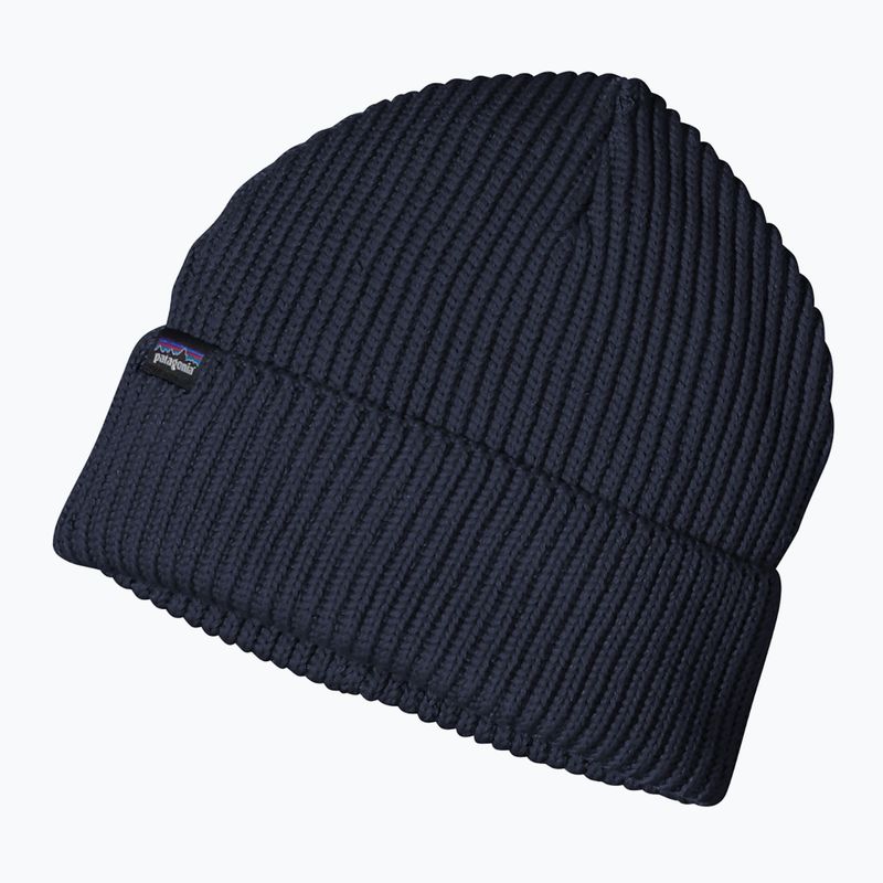 Зимова шапка Patagonia Fishermans Rolled Beanie темно-синя 2