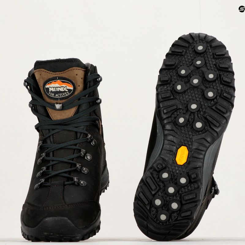 Взуття трекінгове чоловіче Meindl Gastein GTX black/dark brown 8