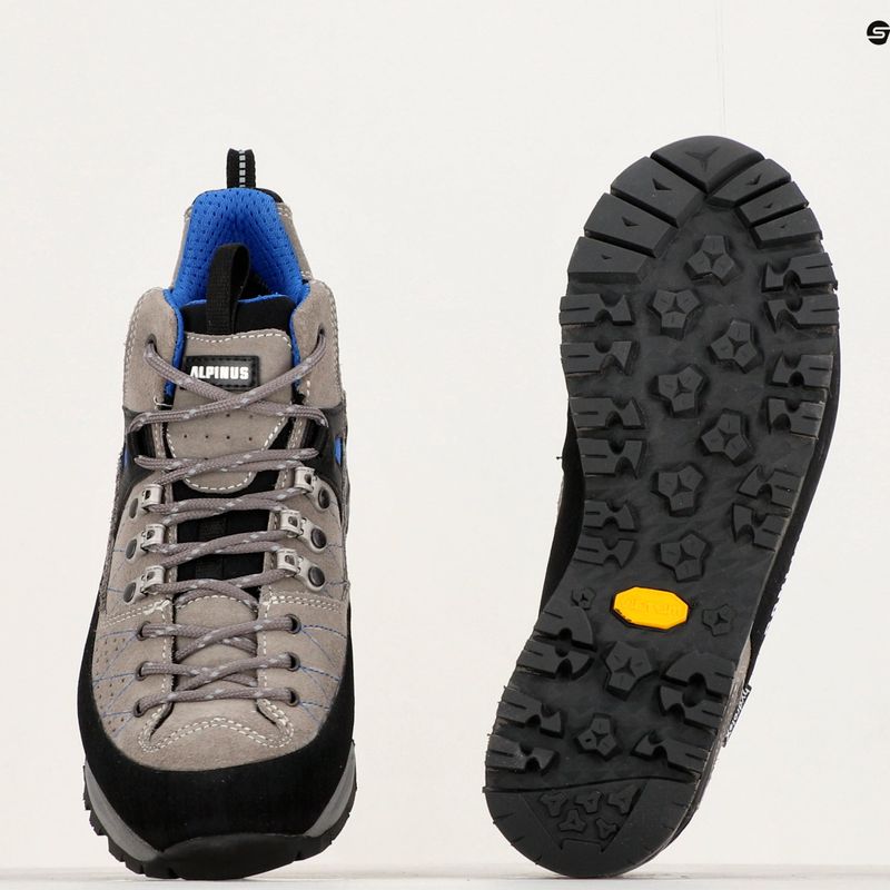 Черевики трекінгові жіночі Alpinus The Ridge Mid Pro antracytowe/niebieskie 10