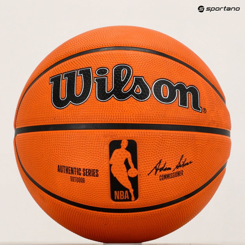 Баскетбольний м'яч Wilson NBA Authentic Series Outdoor WTB7300XB06 Розмір 6 11