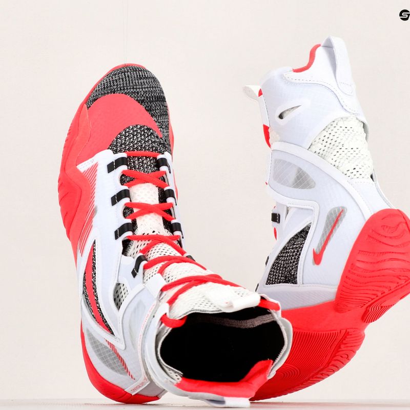 Кросівки боксерські Nike Hyperko 2 white/bright crimson/black 8