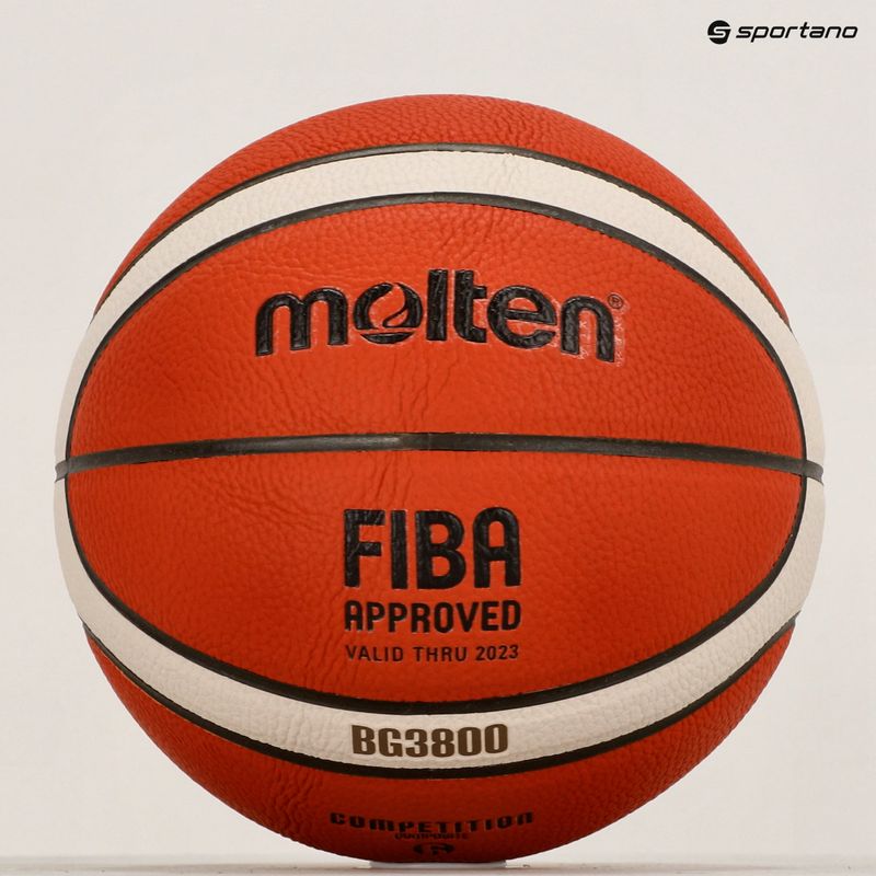 Баскетбольний м'яч Molten B6G3800 FIBA Розмір 6 4
