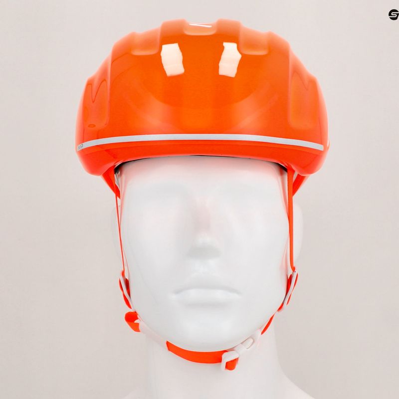 Велосипедний шолом POC Ventral Tempus MIPS флуоресцентний помаранчевий avip 10
