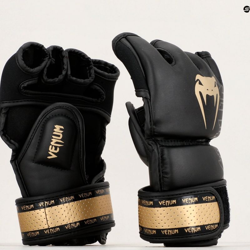 Рукавиці MMA Venum Impact 2.0 black/gold 7