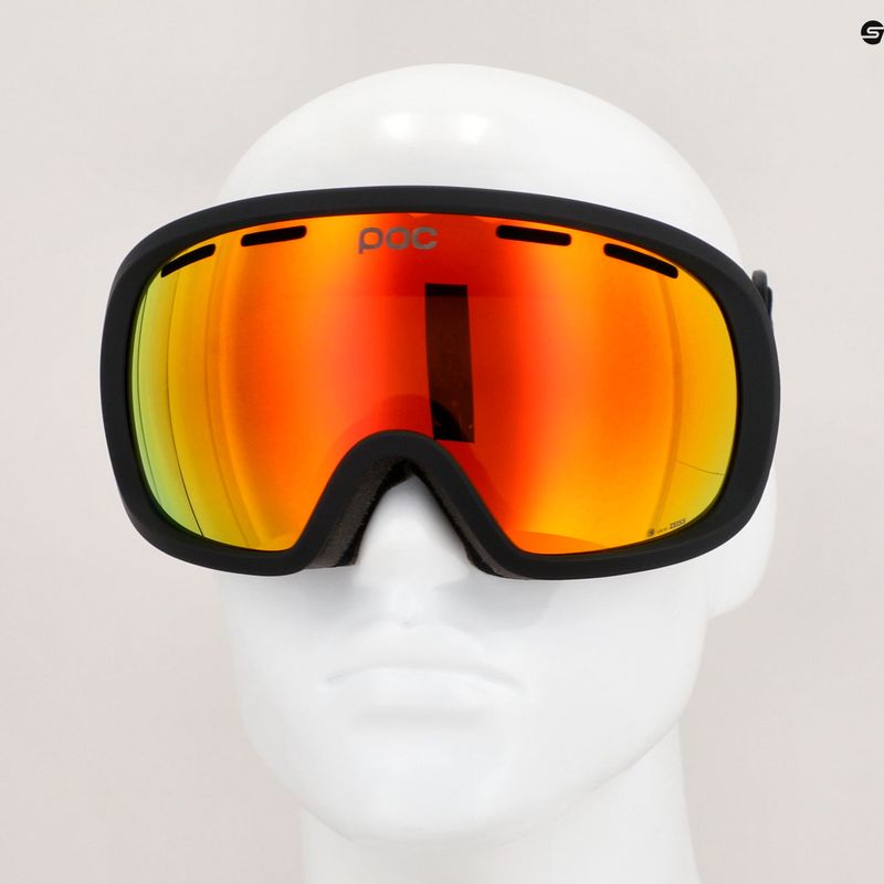 Маска лижна POC Fovea uranium black/partly sunny orange 6