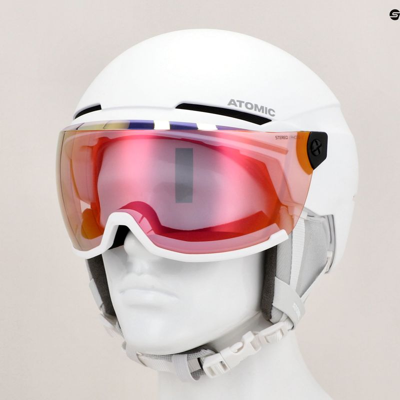 Шолом лижний Atomic Savor Visor Photo white heather 11