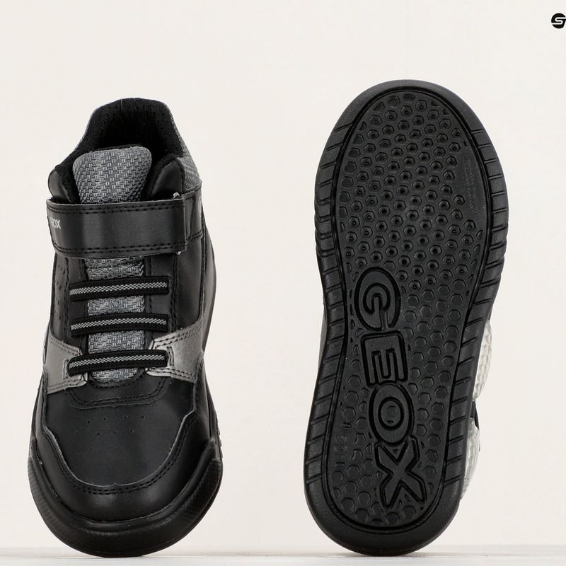 Черевики дитячі гeox Illuminus black/dark гrey 9