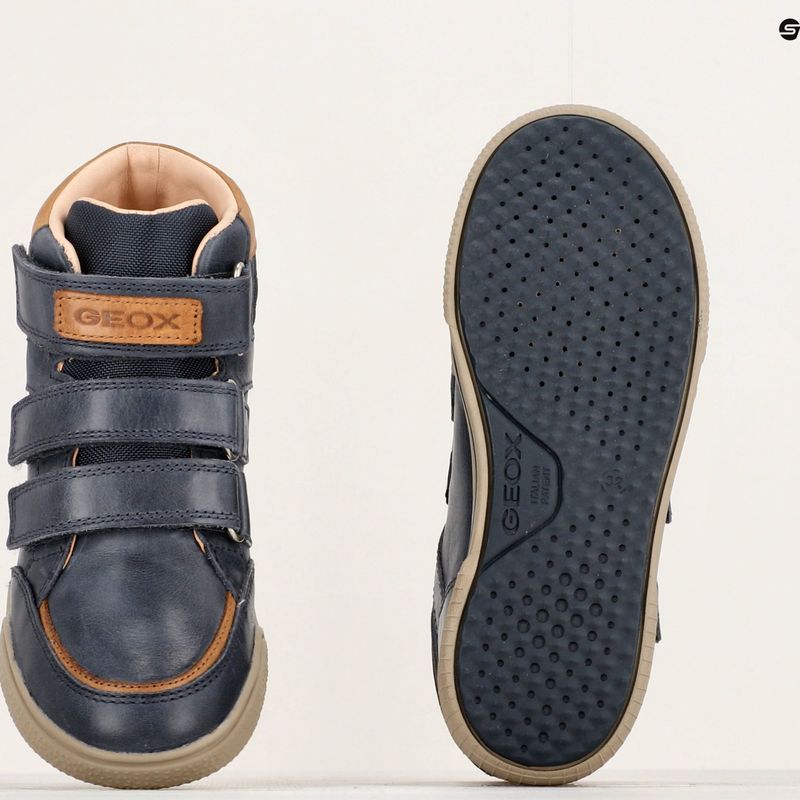 Черевики дитячі гeox Poseido navy/cognac 15