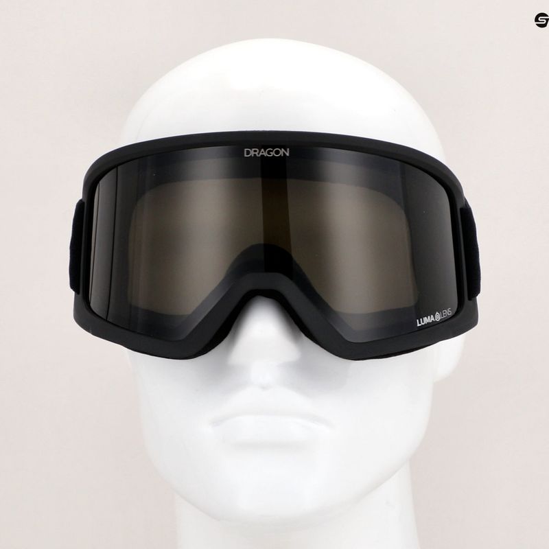 Маска лижна  DRAGON DX3 OTG blackout/lumalens dark smoke 40497-004 7