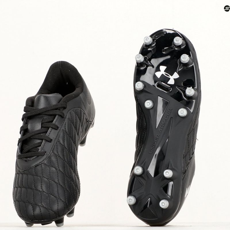 Футбольні бутси кросівки дитячі Under Armour Magnetico Select JR 3.0 FG black/metallic silver 8
