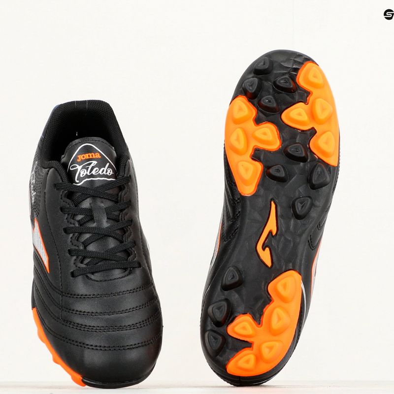 Бутси футбольні дитячі Joma Toledo Jr HG black 8