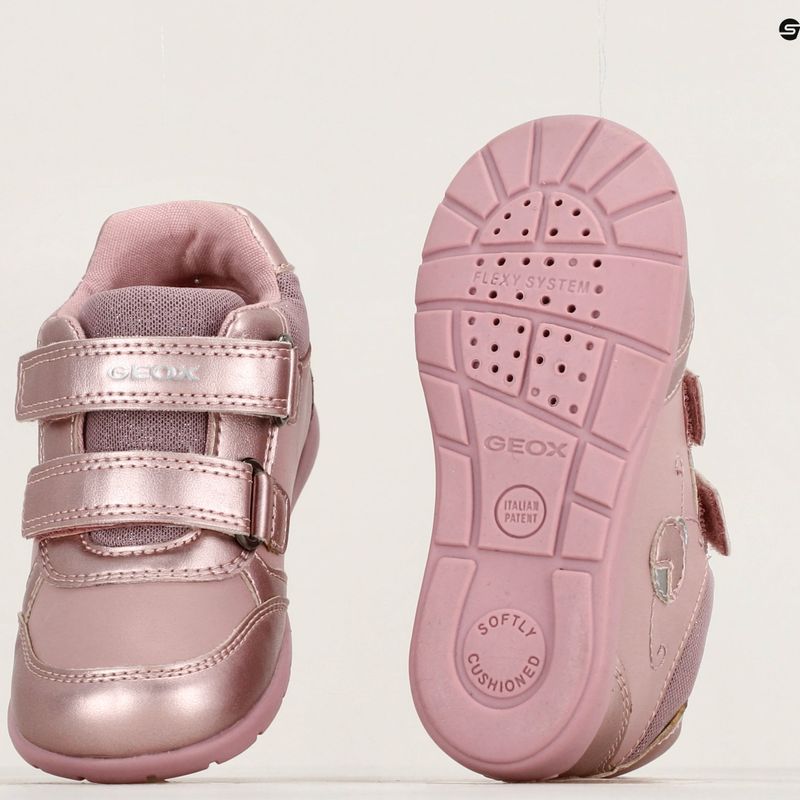 Черевики дитячі гeox Elthan rose/silver 15