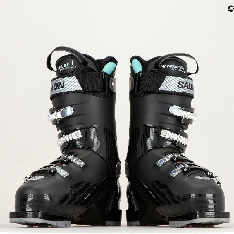 Жіночі гірськолижні черевики Salomon Select HV Cruise 90 W GW black/beluga/silver 9