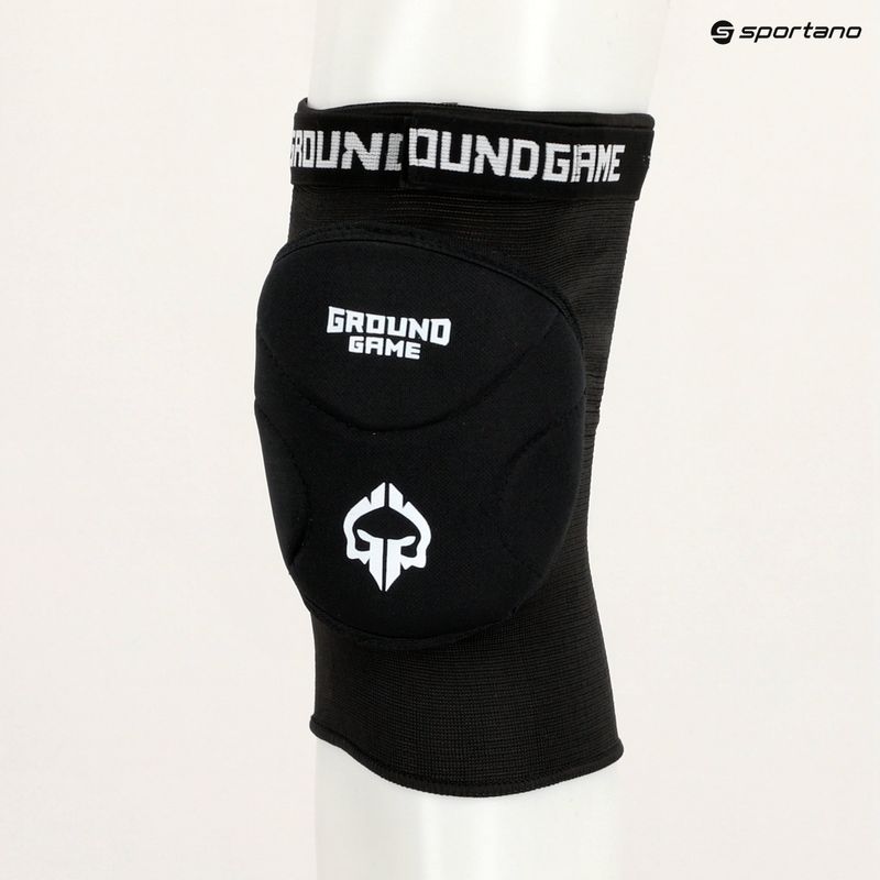 Наколінники для бразильського джиу-джитсу Ground Game  чорні BJJKNEEPADS 5