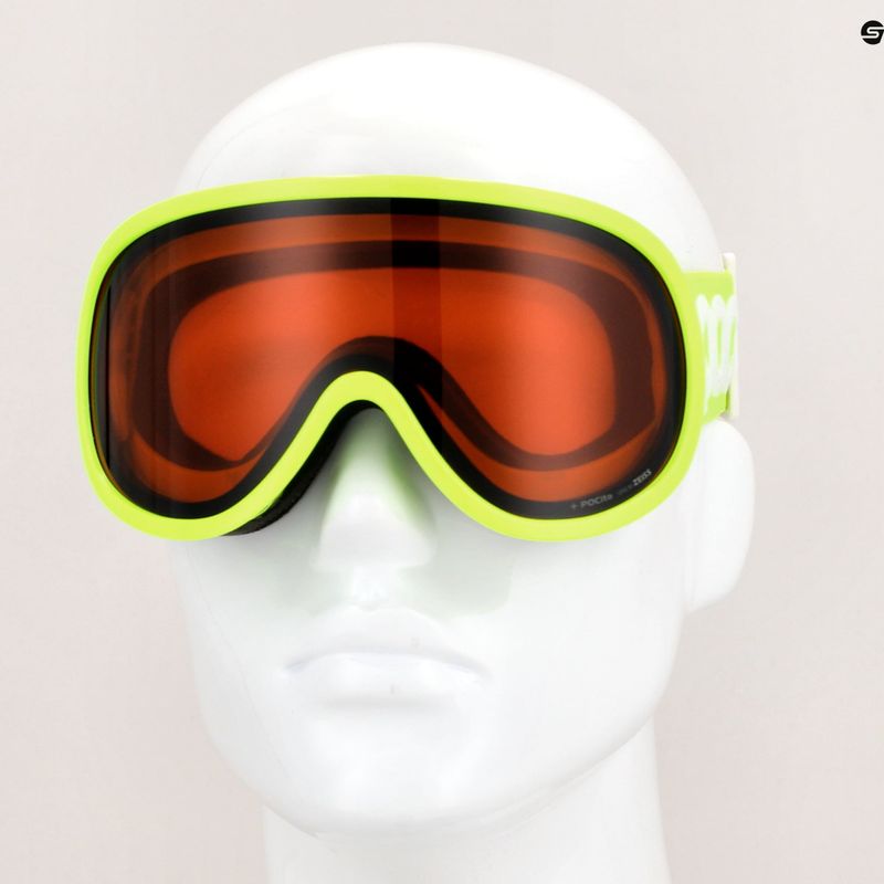 Маска лижна дитяча POC POCito Retina fluorescent yellow/green 6