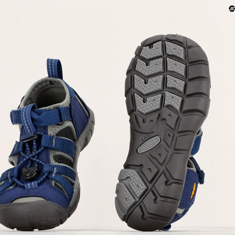 Сандалі трекінгові дитячі KEEN Seacamp II CNX blue depths/gargoyole 14