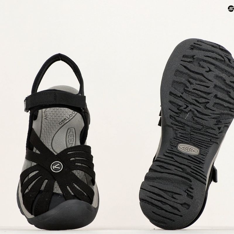 Жіночі босоніжки KEEN Rose чорні/нейтрально-сірі 15