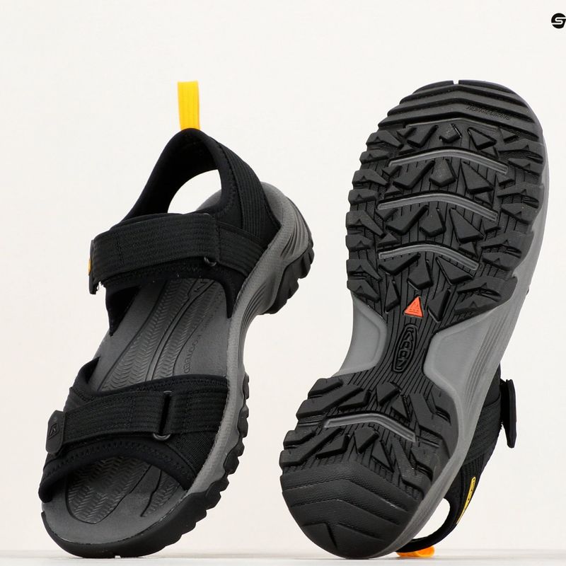 Сандалі трекінгові чоловічі Keen Targhee III Open Toe H2 чорні 1024865 14