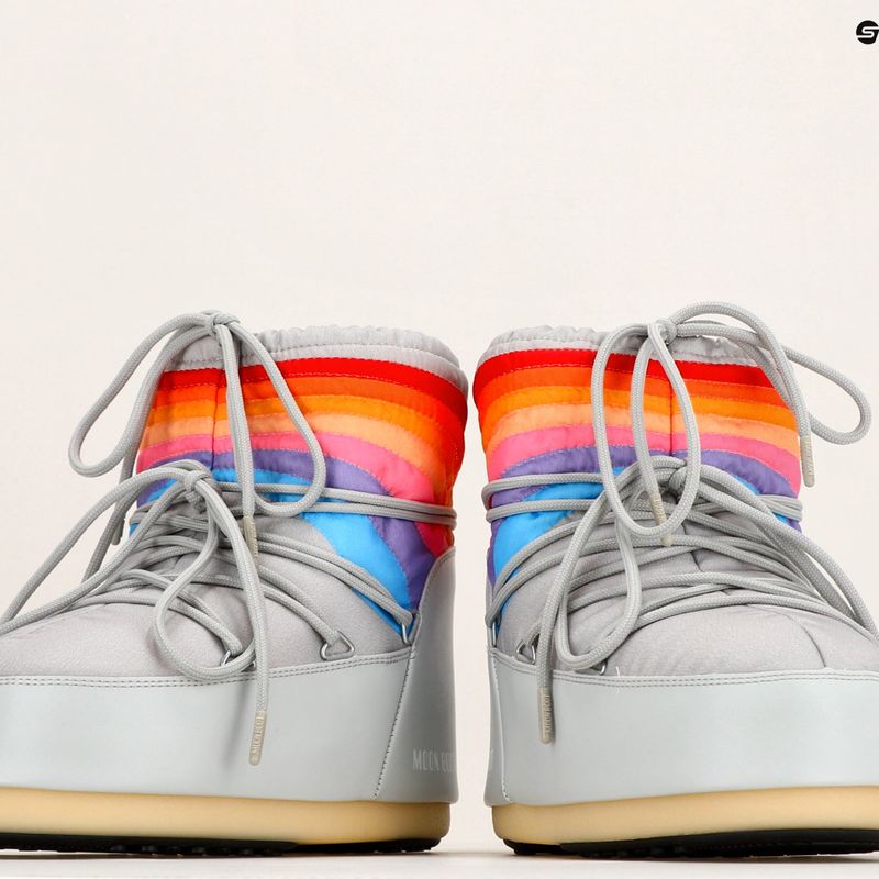 Снігоступи жіночі Moon Boot Icon Low Rainbow glacier grey 9