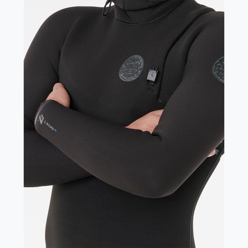 Гідрокостюм чоловічий Rip Curl E-Bomb Zf Hood 5/4 mm black 6