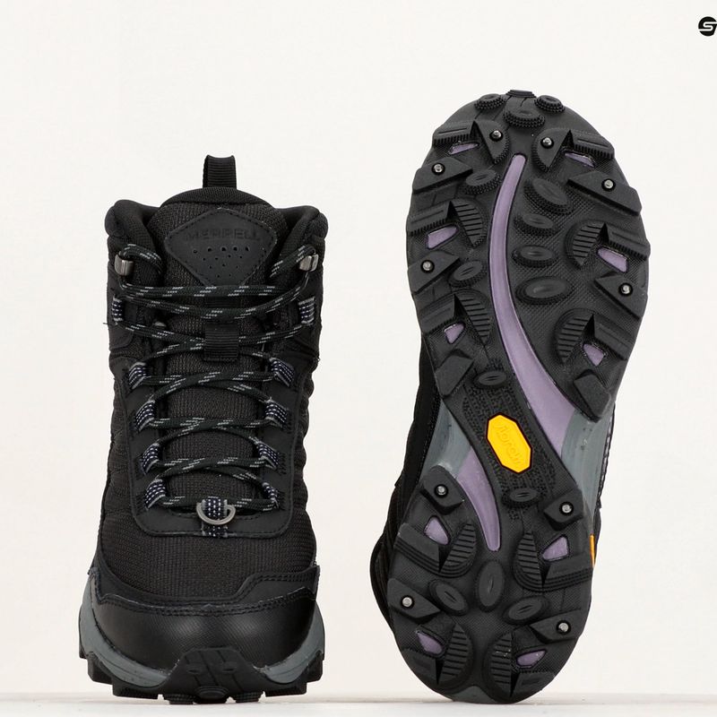 Жіночі туристичні черевики Merrell Moab Speed Thermo Spike Mid WP чорні 8