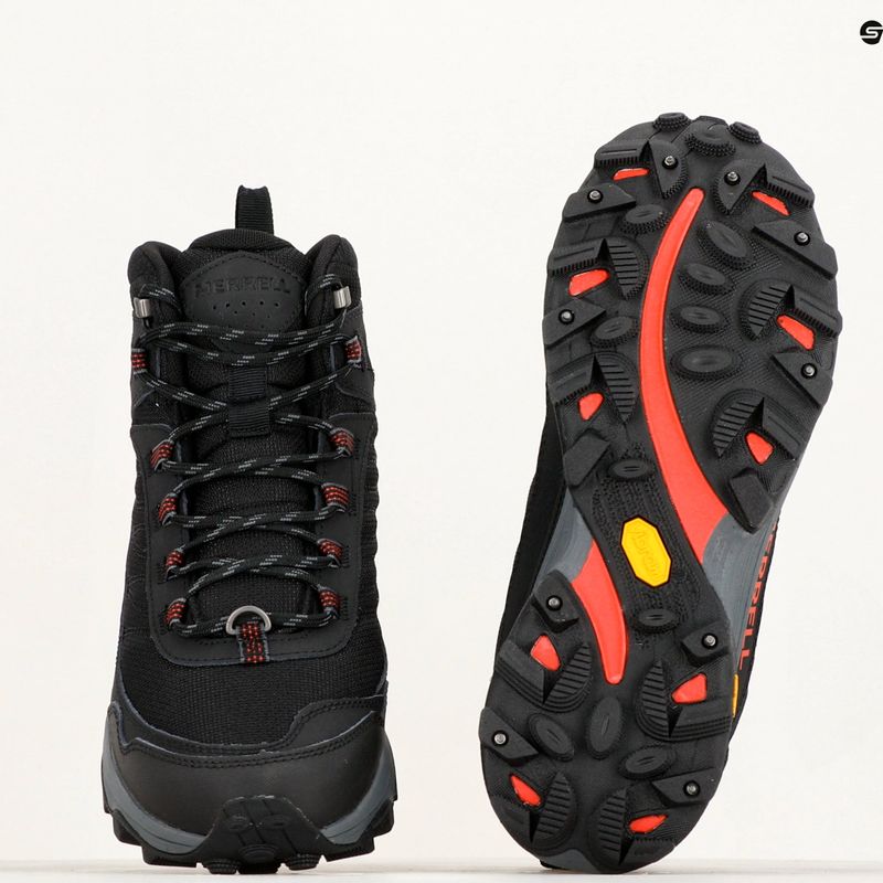 Чоловічі туристичні черевики Merrell Moab Speed Thermo Spike Mid WP чорні 8