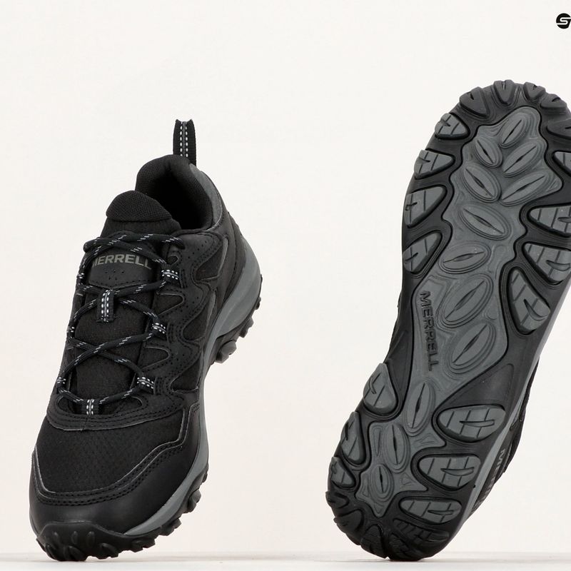 Черевики туристичні чоловічі Merrell West Rim Sport GTX black 8
