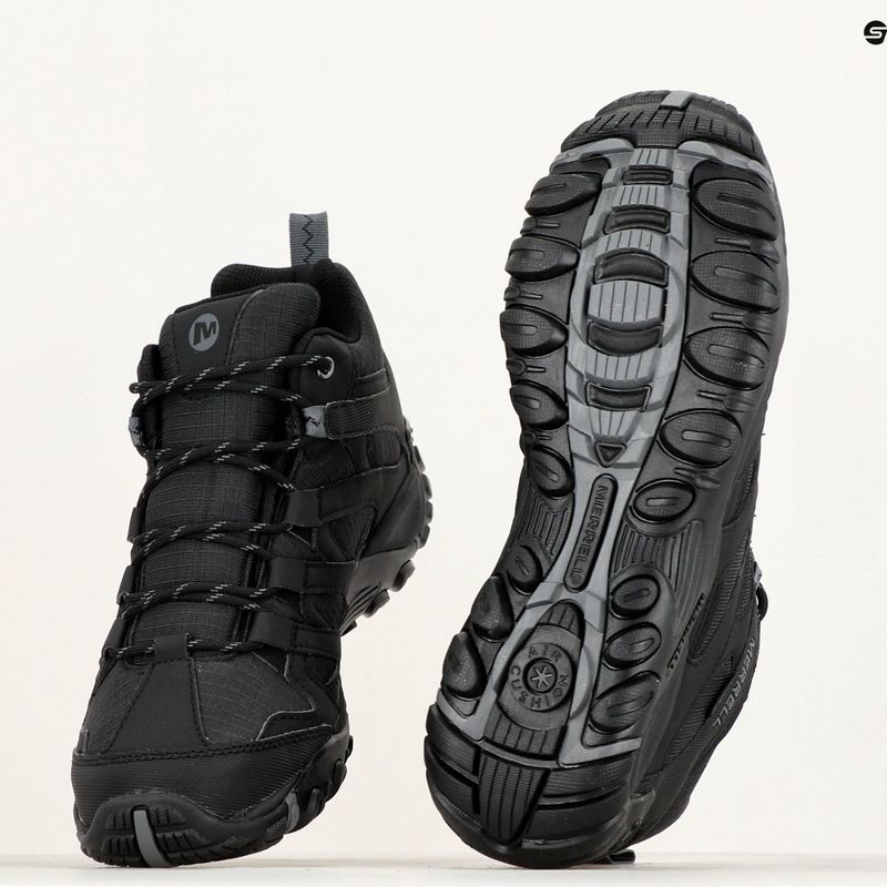 Чоловічі туристичні черевики Merrell Claypool Sport Mid GTX чорні/скала 8