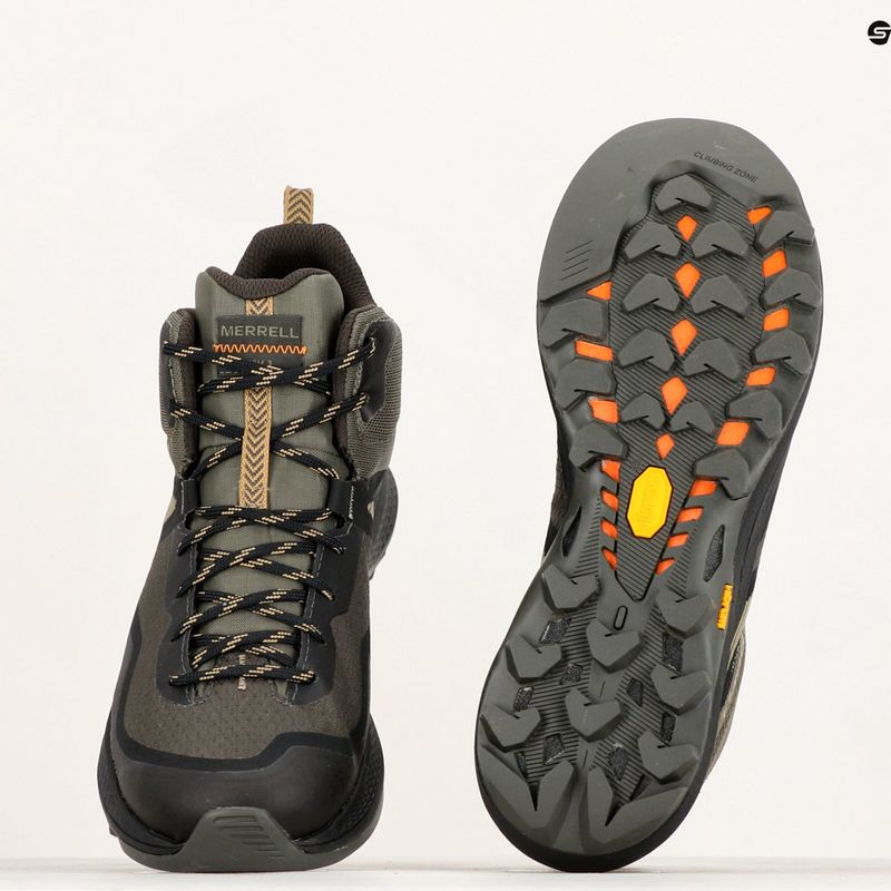 Чоловічі туристичні черевики Merrell Mqm 3 Mid GTX оливкові 8