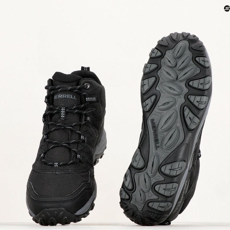 Черевики туристичні чоловічі Merrell West Rim Sport Mid GTX black 8