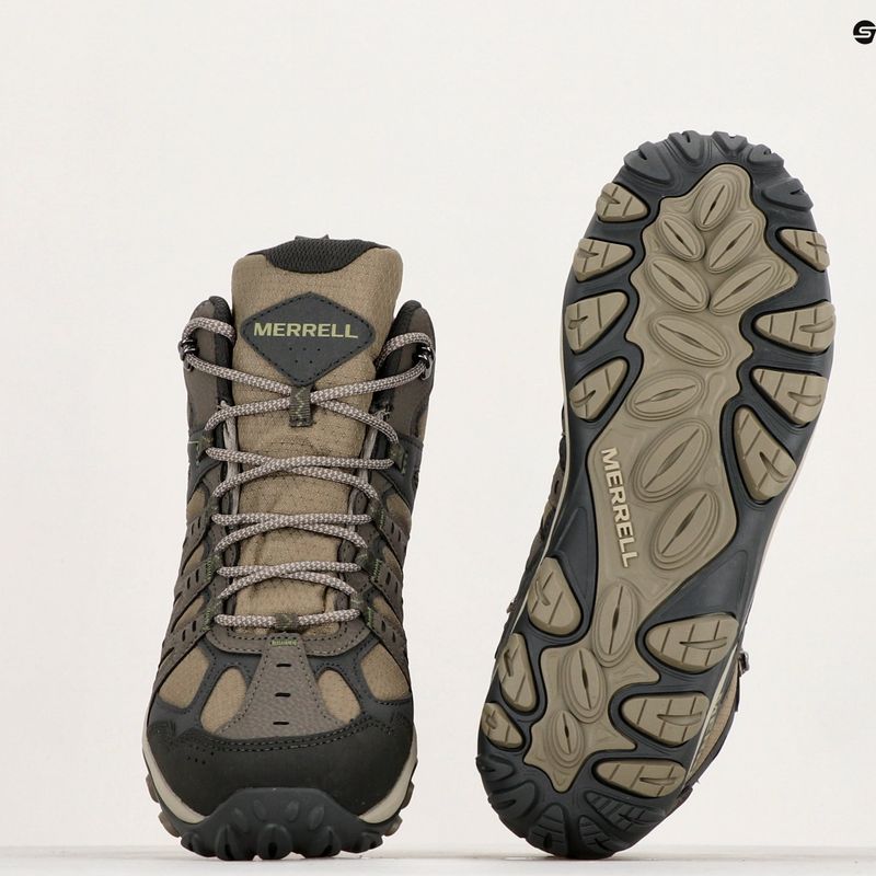 Черевики туристичні чоловічі Merrell Accentor 3 Sport Mid GTX boulder 9