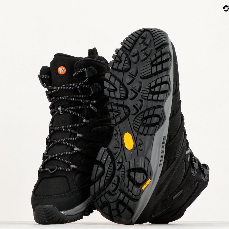 Чоловічі туристичні черевики Merrell Moab 3 Apex Mid WP чорні 8