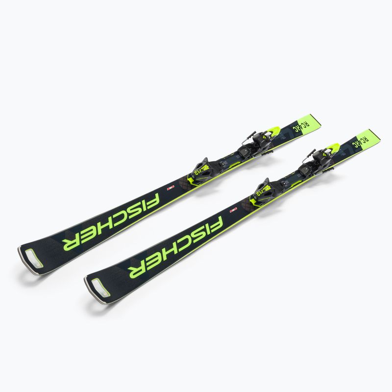 Лижі гірські чоловічі Fischer RC4 WC RC MT + RC4 Z12 PR чорні P06020 4