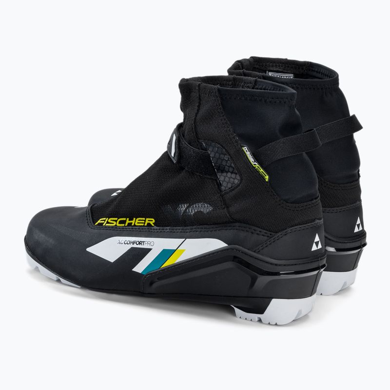 Черевики для бігових лиж Fischer XC Comfort Pro black/yellow 3