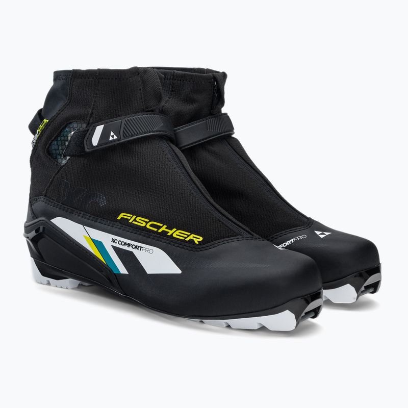 Черевики для бігових лиж Fischer XC Comfort Pro black/yellow 4