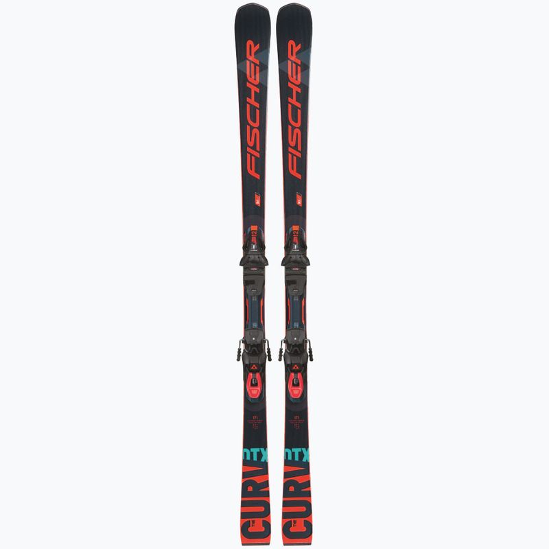 Лижі гірські Fischer The Curv DTX MT + RSX Z12 PR black/red 10