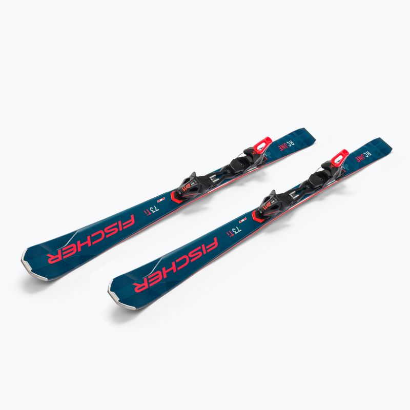 Лижі гірські чоловічі Fischer RC ONE 73 AR + RS 11 PR темно-сині P09421 4
