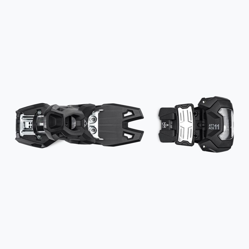 Лижні кріплення Fischer Attack 11 MN W/O Brake [A] solid black/black 3