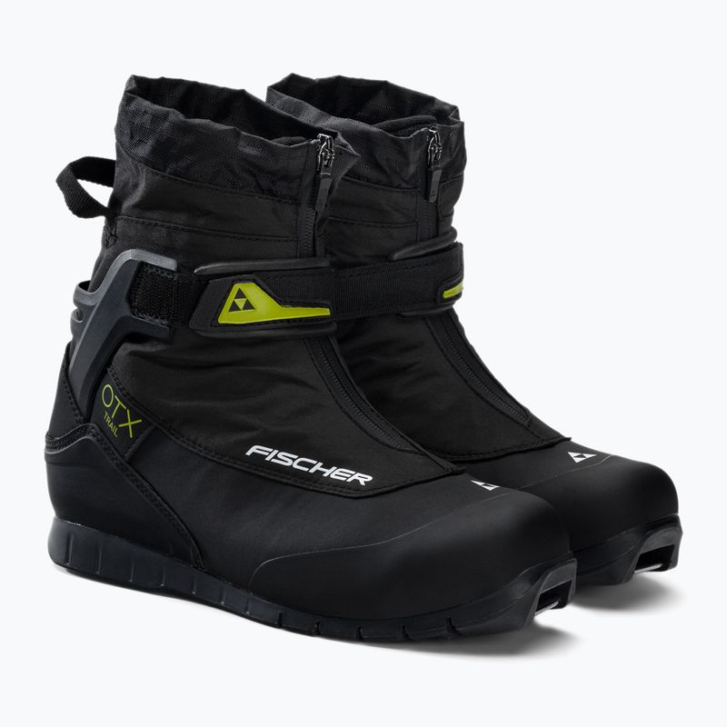 Черевики для бігових лиж Fischer OTX Trail black/yellow 4